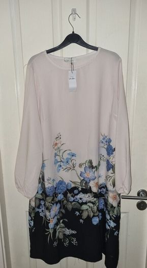 Yours Clothing Mixed Floral Dress Size Uk 20 Nwt