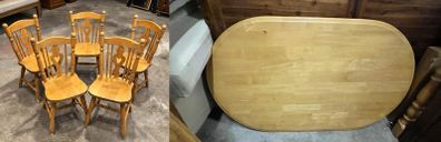 Dining table & 4 chairs