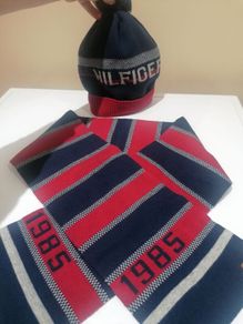 beautiful boys Tommy Hilfiger hat & scarf
