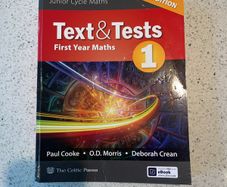 Text & Tests 1 - First Year Maths Textbook - Junior Cycle