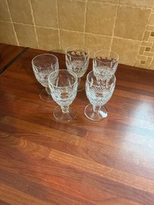 Waterford crystal glasses x5