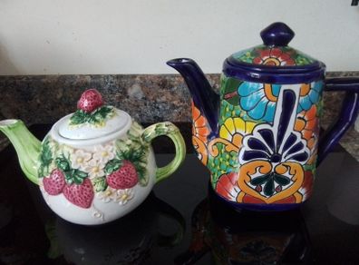 Two Novelty Teapots