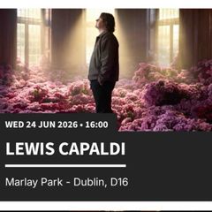Lewis Capaldi Tickets x2