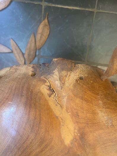 Massive mahogany head