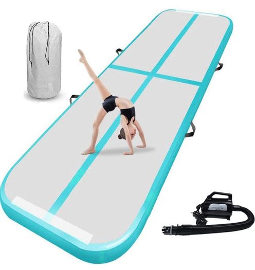 Inflatable Tumbling Gym Mat 10cm/20cm high 3M/4M/5M/6M/7M/8M/9M/10M/11M/12M Inflatable Air Gymnastics Mat Training Mats Gymnastics tumbling mat with Air Pump (FREE POSTAGE)
