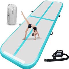 Inflatable Tumbling Gym Mat 10cm/20cm high 3M/4M/5M/6M/7M/8M/9M/10M/11M/12M Inflatable Air Gymnastics Mat Training Mats Gymnastics tumbling mat with Air Pump (FREE POSTAGE)