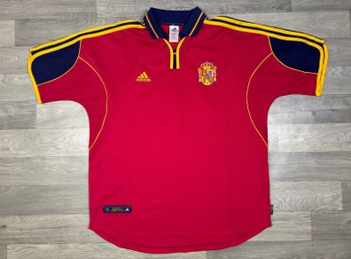 Genuine Vintage 1999 Adidas Spain Home Jersey Shirt Mens XL