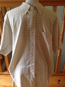 XL Cream & Green Genuine Celtic Shirt