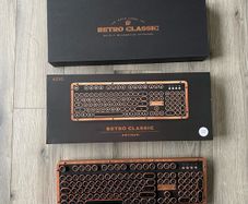 Azio Retro Artisan Bluetooth Keyboard
