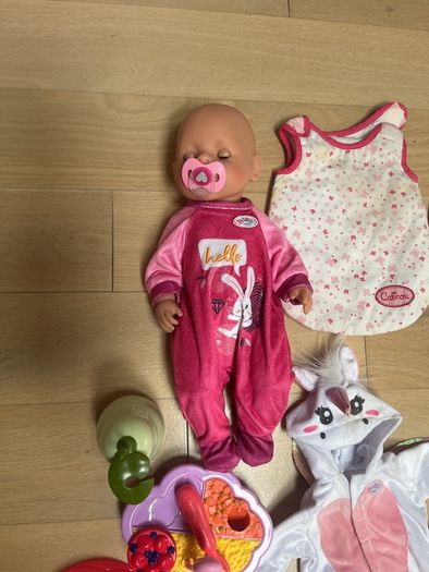 babyborn doll as new and accessories