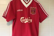 Liverpool Jersey. Official Adidas Mens Home Jersey Season 1995-1996. Original From The Time. Not A Modern Day Remake.