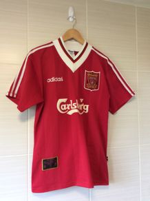 Liverpool Jersey. Official Adidas Mens Home Jersey Season 1995-1996. Original From The Time. Not A Modern Day Remake.