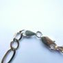 Vintage sold 9K Yellow Gold 375 Figaro Chain Bracelet length 9,2" - 6,5g Image 10