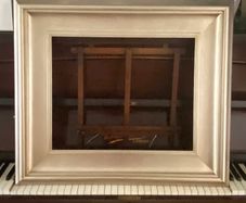 Large Frame Brushed Gold