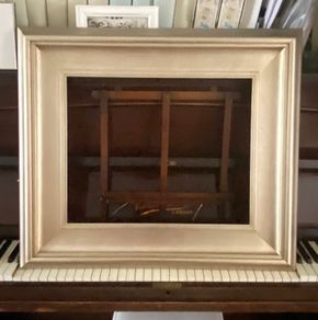 Large Frame Brushed Gold