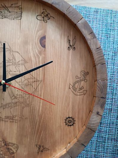 Hand made wall clock