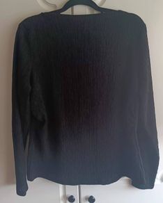 Dunnes Stores Boat Neck Black Top