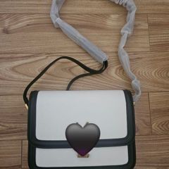 Black and White Crossbody Bag