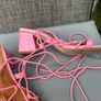 Ladies pink sandals size 4 Image 5