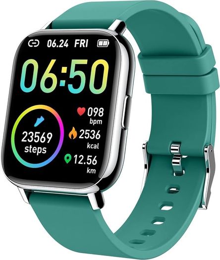 MULTIPLE COLOURS AVAILABLE Smart Watch, Fitness Tracker 1.69" Touch Screen Fitness Watch with Heart Rate Sleep Monitor, Step Counter for Men Women Activity Trackers IP68 Waterproof Smartwatch Sports for iOS Android