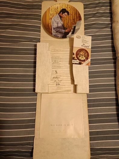 Elvis Handcrafted Plate
