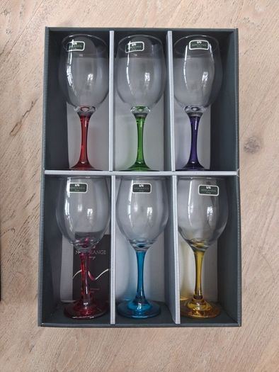 Newgrange Rainbow Wine Glass Set of 6