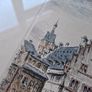 Original Friedrich Gortitz Signed Coloured Etching Frankfurt Image 4