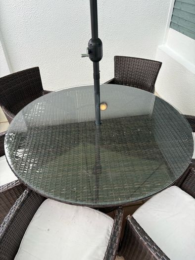 Rattan Patio Table and Chairs