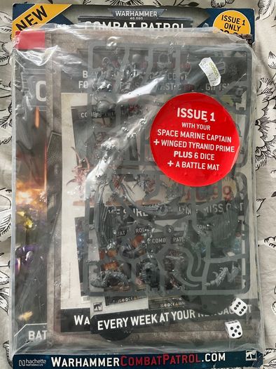 Warhammer 40k space Marine Captain and Tyranid etc