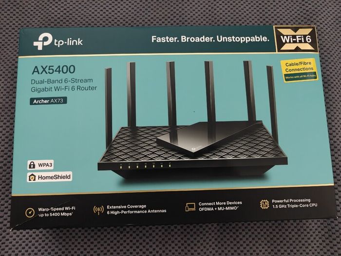Tp-Link Archer AX73 AX5400 Dual-Band Gigabit Wi-Fi 6 Router