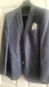 Remus uomo  mens suit dark blue grey