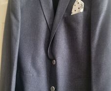 Remus uomo  mens suit dark blue grey