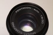 Pentacon Auto 50 mm f/1.8 lens