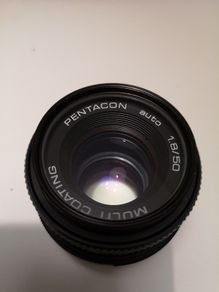Pentacon Auto 50 mm f/1.8 lens