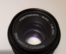 Pentacon Auto 50 mm f/1.8 lens