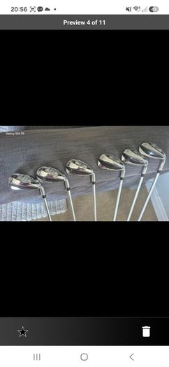 Cobra  Graphite Ladies  irons 6 ClubdRH