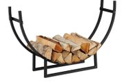 Firewood shelf semi-circular