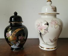 Vintage japanese ginger jars