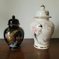 Vintage japanese ginger jars
