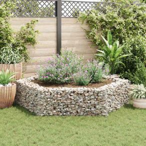 Hexagonal Gabion Raised Bed