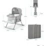 Kinderkraft Baby Cot/Cradle - Grey Image 6