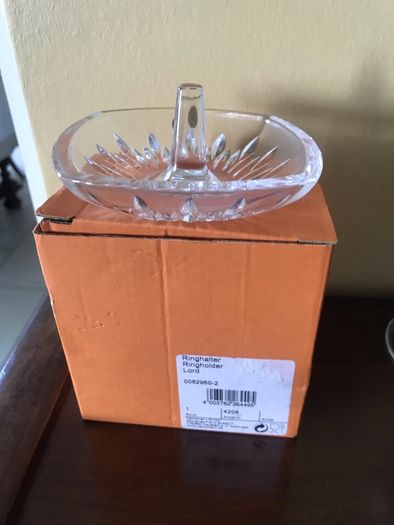 Bleikristall Ring Holder