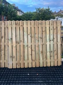 2 6x5 double sided fence panels
