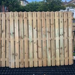 2 6x5 double sided fence panels