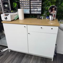 ikea knoxhult base cabinet with doors and drawer