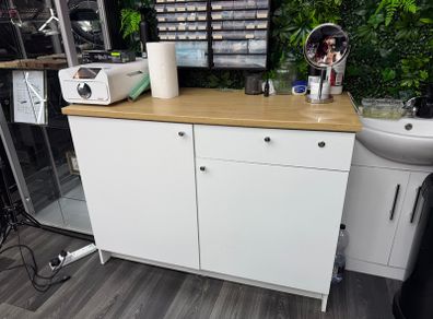 ikea knoxhult base cabinet with doors and drawer
