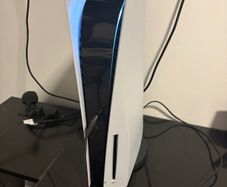 PlayStation 5 with 2 controllers