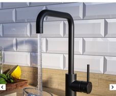 Black Kitchen Mixer Tap with Filtered Water