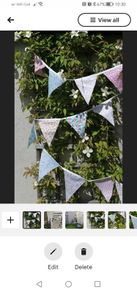 Vintage Style Bunting for Communions etc