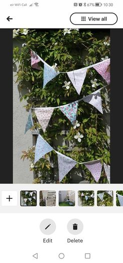 Vintage Style Bunting for Communions etc